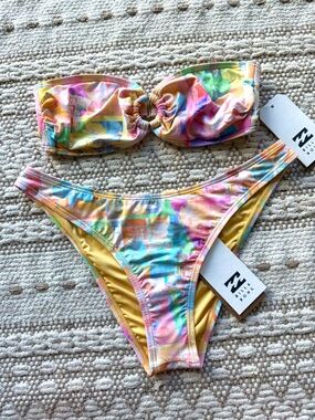 🔥🔥BILLABONG - UNRELEASED AFTER PARTY RYLEE BANDEAU HIKE BIKINI SET🔥🔥